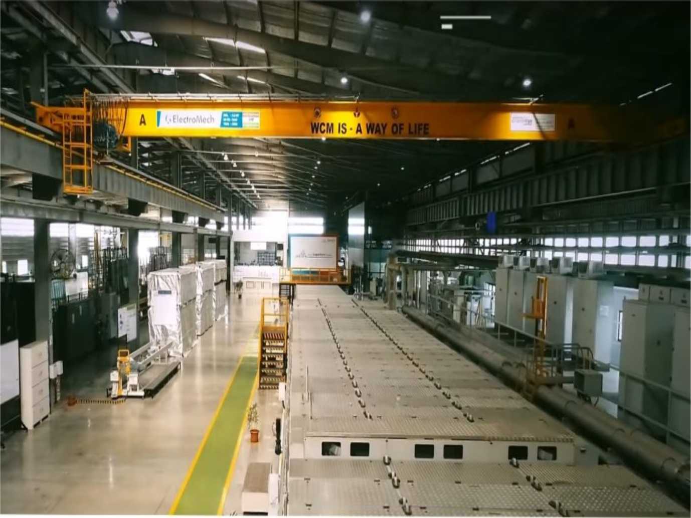 material handling solution for glass sector