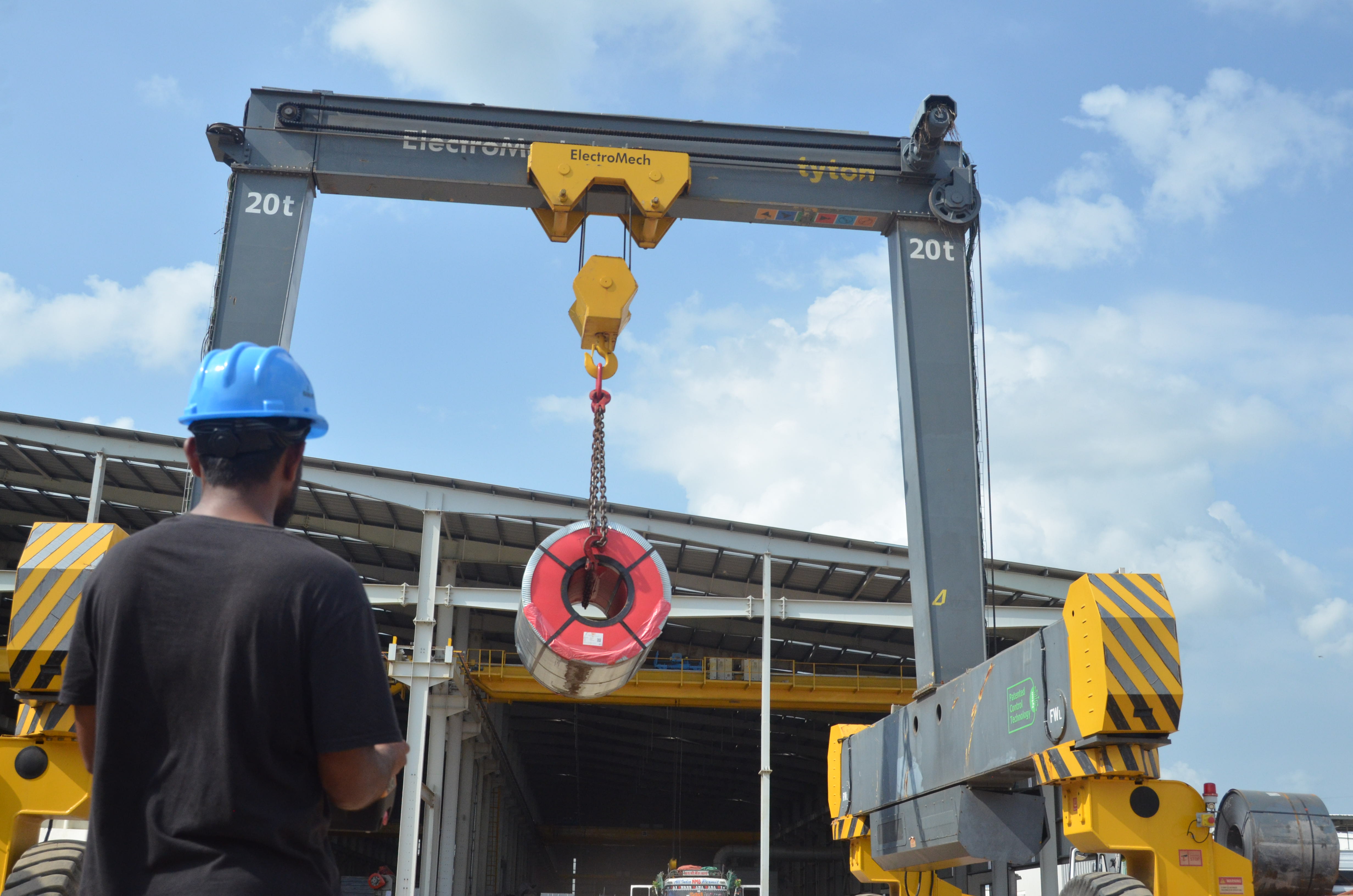 Steel Storage Yard Logistics