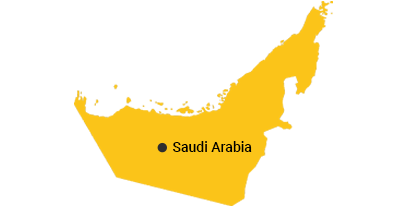 saudi map